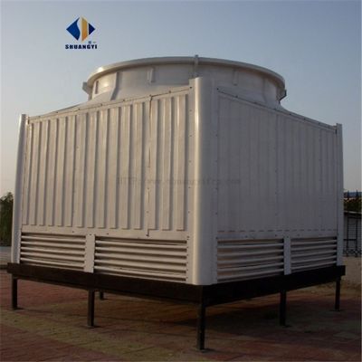 Torre di raffreddamento dell'acqua di flusso di FRP Quadratura industriale Contro 10-1000m3/h Facile da usare