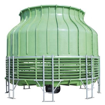 100 tonnellate di FRP rotondo controcorrente Torre di raffreddamento dell'acqua Rumore dB A 46 Tipo di raffreddamento Controcorrente