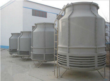 PVC filler Torre di raffreddamento a flusso a contatore rotondo piccolo per capacità industriale 10T/20T/30T
