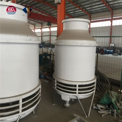PVC filler Torre di raffreddamento a flusso a contatore rotondo piccolo per capacità industriale 10T/20T/30T