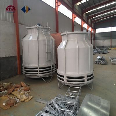 PVC filler Torre di raffreddamento a flusso a contatore rotondo piccolo per capacità industriale 10T/20T/30T