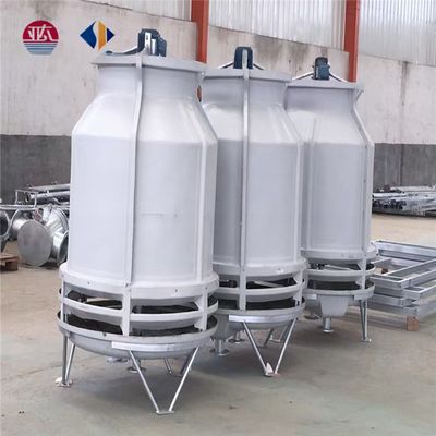 PVC filler Torre di raffreddamento a flusso a contatore rotondo piccolo per capacità industriale 10T/20T/30T
