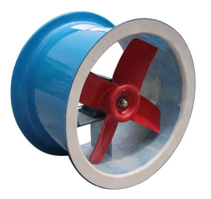 Ventilatore ad asse industriale con ventilatore non alimentato per magazzino e centro logistico