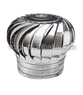Ventilatore a soffia per tetto in acciaio inossidabile per risparmio energetico automatico e circolazione dell'aria fresca