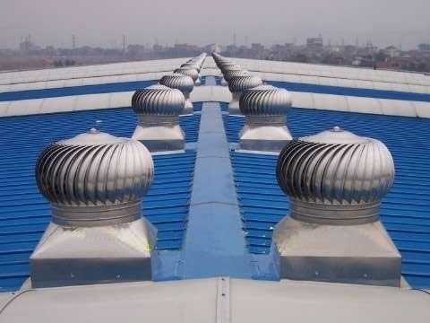 200mm 300mm Turbo ventilatore per il tetto per energia eolica Ideale per alimenti e bevande Nessun scarico di energia