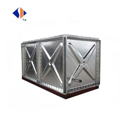 Serbatoio galvanizzato in acciaio per il deposito di acqua di grande capacità B mm 1106-3112 Peso KG 1000
