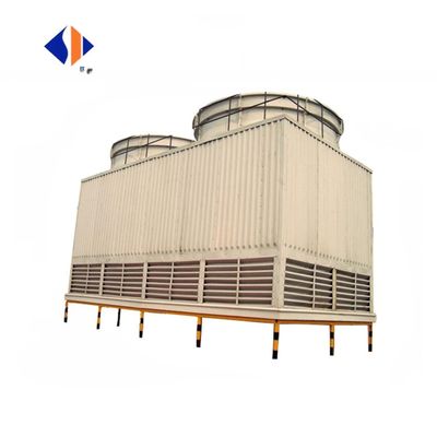 5.5 kw Potenza motore Forma quadrata Contatore di flusso Torre di raffreddamento dell'acqua Progettata per frigorifero