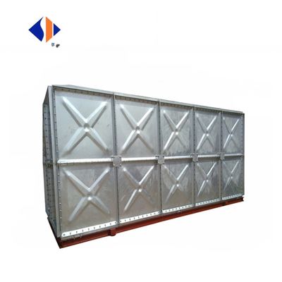 2023 HDG Hot Dip Galvanized Assembled Steel Potable Storage Tank Rectangle Tank Acqua