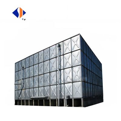 2023 HDG Hot Dip Galvanized Assembled Steel Potable Storage Tank Rectangle Tank Acqua