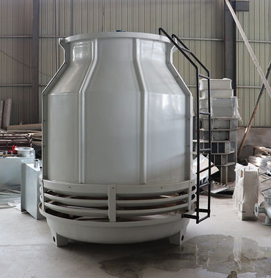 4342 D * 3835 H mm 10 tonnellate FRP torre di raffreddamento a flusso contatore rotondo per prestazioni di raffreddamento