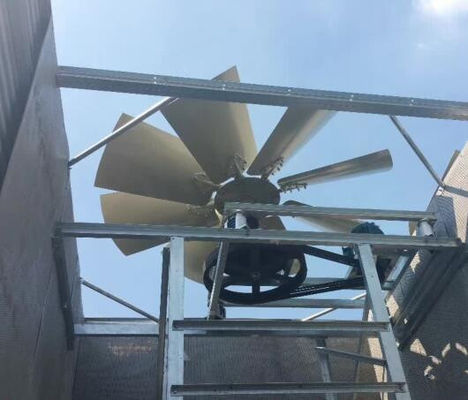 4342 D * 3835 H mm 10 tonnellate FRP torre di raffreddamento a flusso contatore rotondo per prestazioni di raffreddamento