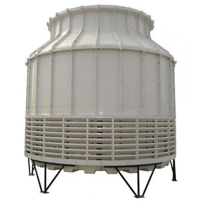 Torre di raffreddamento dell'acqua di flusso anti-corrosione in FRP per il design a forma rotonda 880 KG