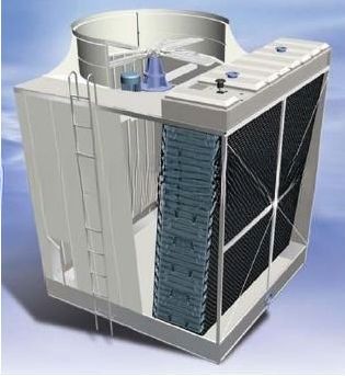 DFH-1000 100 tonnellate Torre di raffreddamento dell'acqua a flusso incrociato per il sistema di condizionamento dell'aria
