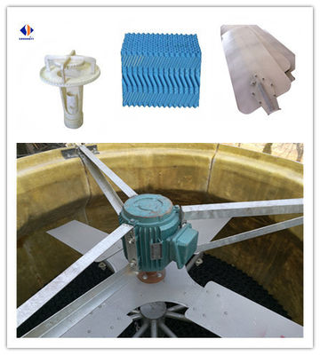 1.1kw-55kw tensione 380V torre di raffreddamento con acqua con basso rumore costruzione durevole