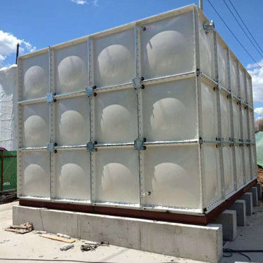 Serbatoio di acqua FRP GRP 1 metro cubo Altezza minima 0,5 m Dopo servizio Video supporto tecnico