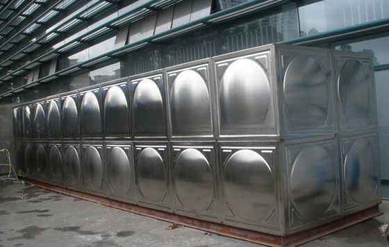 Serbatoio idrico in acciaio inossidabile certificato CE 10000 litri con spessore standard del pannello