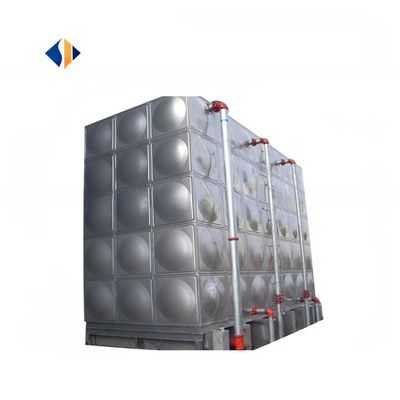 Serbatoio idrico in acciaio inossidabile certificato CE 10000 litri con spessore standard del pannello
