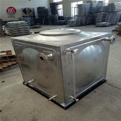 50 kg di acciaio inossidabile 304/316 Serbatoio d'acqua montato su pannello per lo stoccaggio dell'acqua potabile