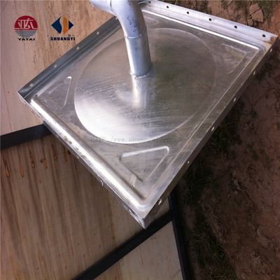 50 kg di acciaio inossidabile 304/316 Serbatoio d'acqua montato su pannello per lo stoccaggio dell'acqua potabile