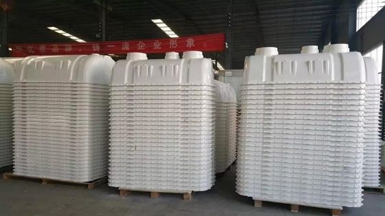 50000L/ora di produttività Serbatoio settico sotterraneo in FRP in plastica per il trattamento delle acque reflue