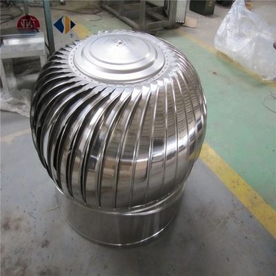 Ventilatore di tetto a turbina da 400 mm in acciaio inossidabile per la ventilazione di grandi magazzini
