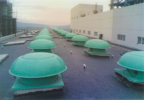 Ventilatore automatico non elettrico molto preferito con materiale in piastra di acciaio e bellissimo colore
