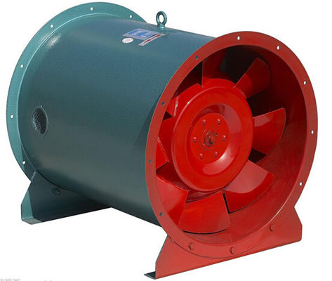 Ventilatore assiale portatile di scarico di fumo con piedi di montaggio e tensione 380 volt o richiesta