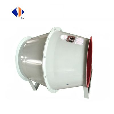 Materiale di installazione verticale Ventilatore a prova di esplosione a motore a flusso inclinato per automazione dei condotti