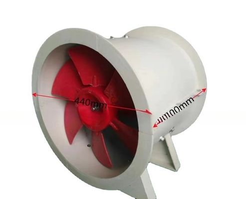 Ventilatori di scarico a flusso assiale FRP con tensione esterna del motore 22-460V