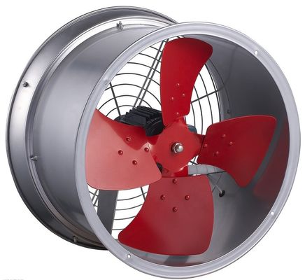 220V/380V Ventilatore di scarico ad alta temperatura a flusso assiale di fumo antincendio con lame in FRP