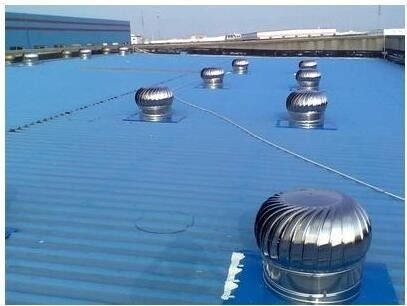 Qingdao Port di carico ventilatore di tetto in acciaio inossidabile senza energia a basso costo