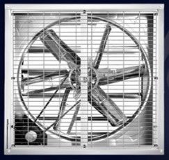 Ventilatore di estrazione di corrente alternata montato a parete da 48 pollici con ventilazione in serra a motore Siemens Silver
