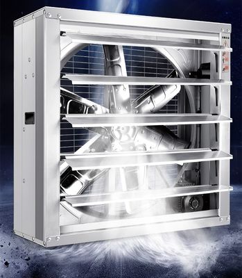 Ventilatore di estrazione di corrente alternata montato a parete da 48 pollici con ventilazione in serra a motore Siemens Silver
