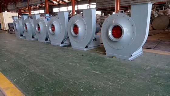 Ventilatore di scarico centrifuga in fibra di vetro anticorrosione con motore ABB e montaggio in piedi libero