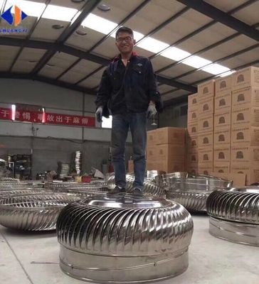 Ventilatore di turbina per tetto in acciaio inossidabile 304 senza motore di alimentazione e tensione personalizzata