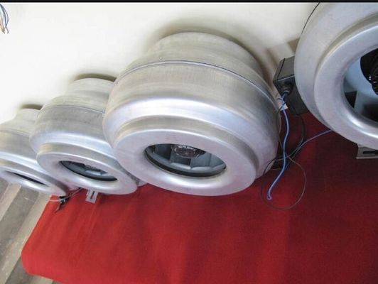 Ventilatore centrifugo in linea GDF adatto per l'installazione di condotti e applicazioni di scarico di gas