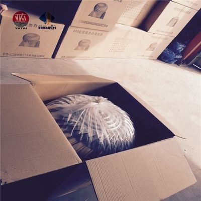 SS304 Ventilatore di tetto a scarico a vento per tetto montato