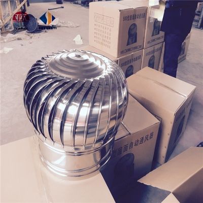 SS304 Ventilatore di tetto a scarico a vento per tetto montato