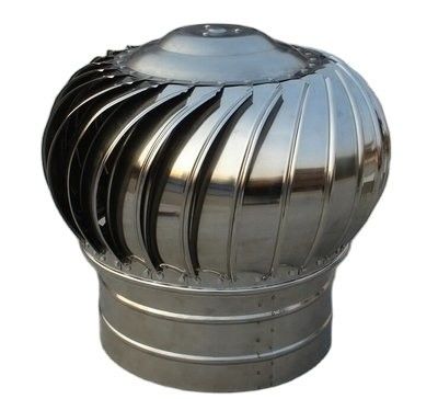 Ventilatore di turbina a copertura a vento in acciaio inossidabile azionato dall'aria per una ventilazione ottimale