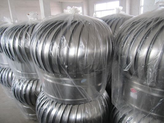 Ventilatore di turbina a copertura a vento in acciaio inossidabile azionato dall'aria per una ventilazione ottimale